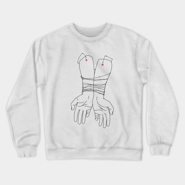 Depression and the life Crewneck Sweatshirt by cuadrado